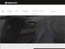 Tablet Screenshot of mercurymarine.dk